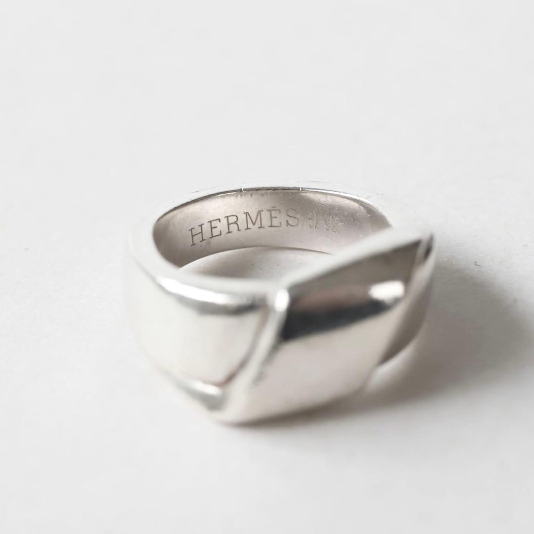 ヴィンテージ エルメス シルバー リング　サイズ52