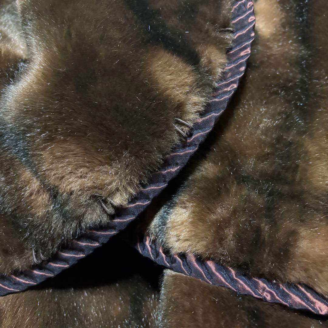 ジャケット・アウター 00s les copains reversible far coat y2k