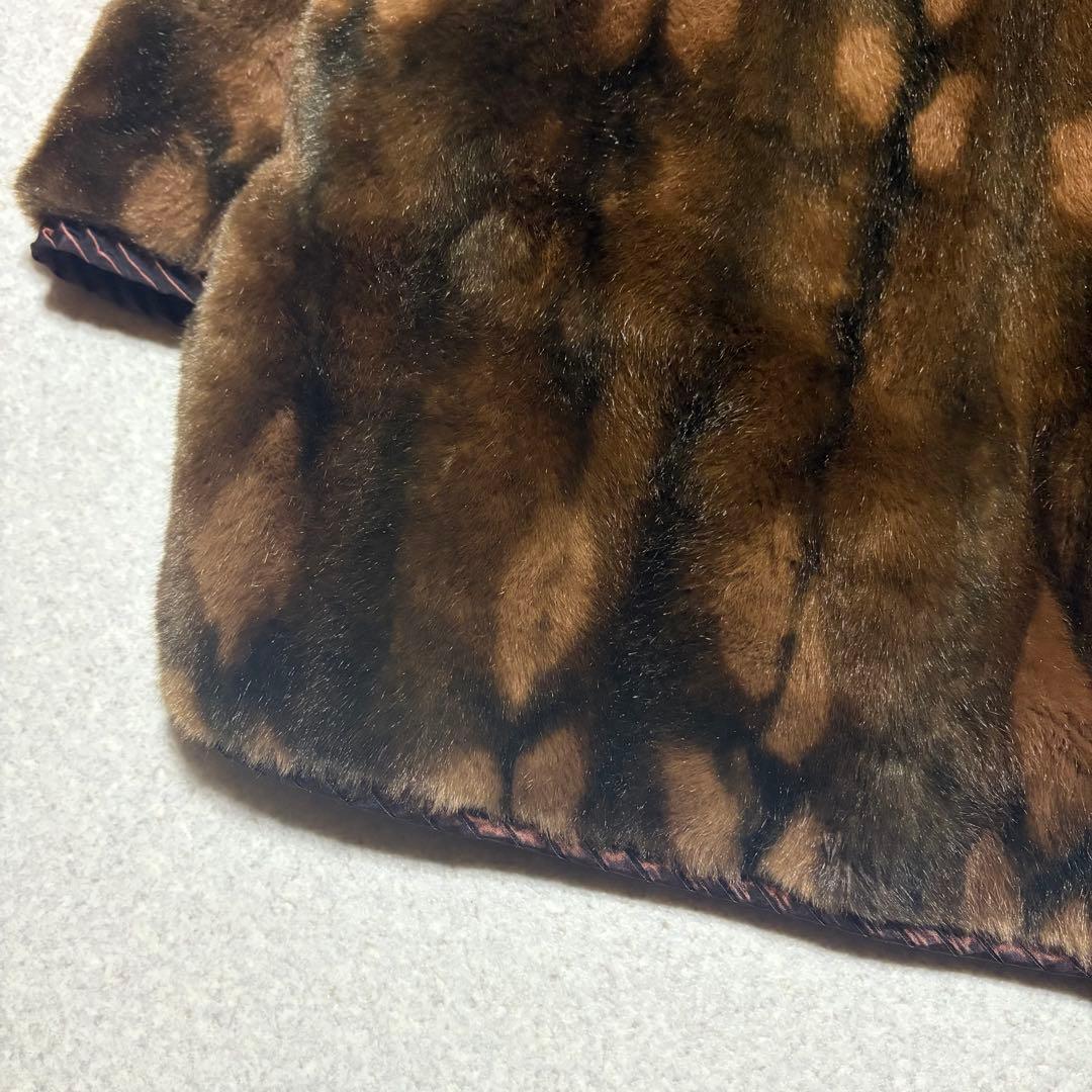 ジャケット・アウター 00s les copains reversible far coat y2k