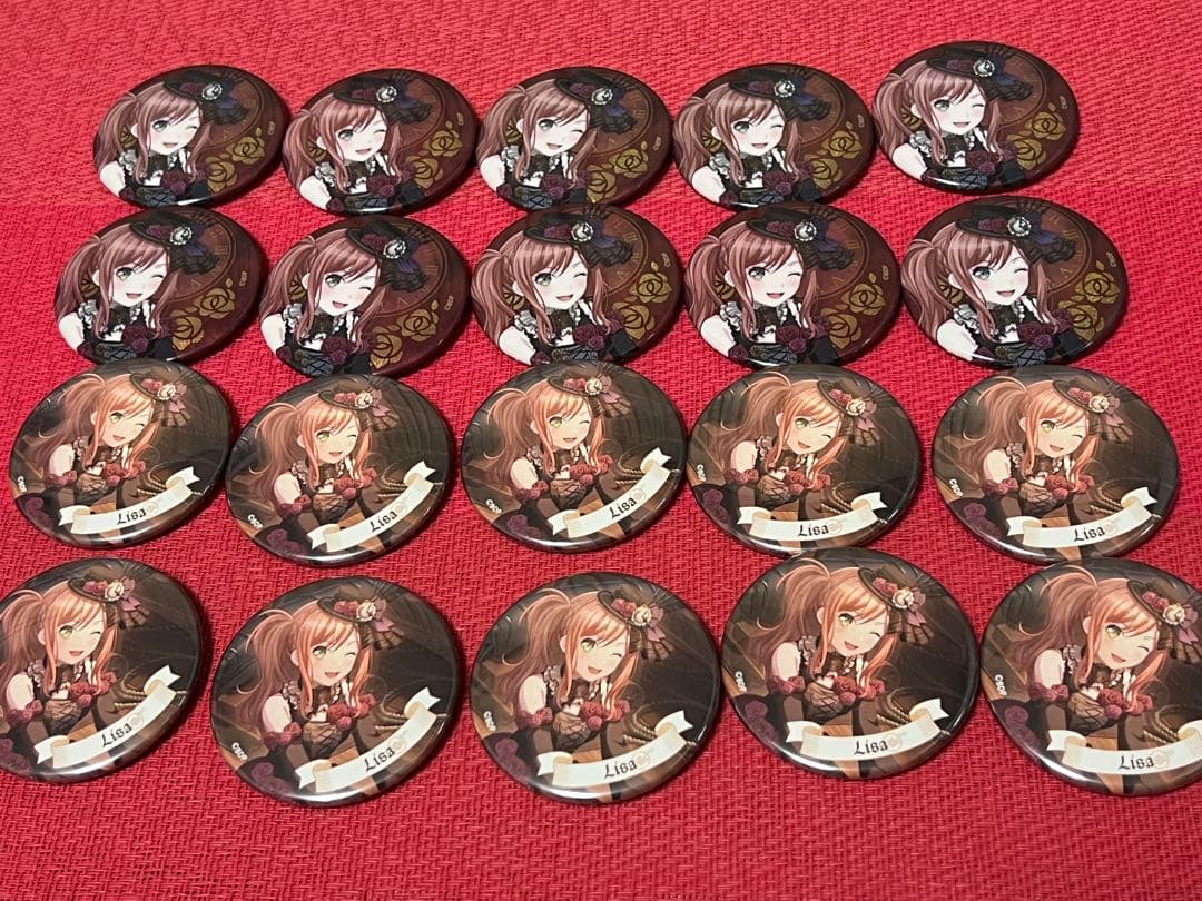 Roselia Neuweltfahrt 缶バッジセット 今井リサ バンドリ 今井リサ 缶