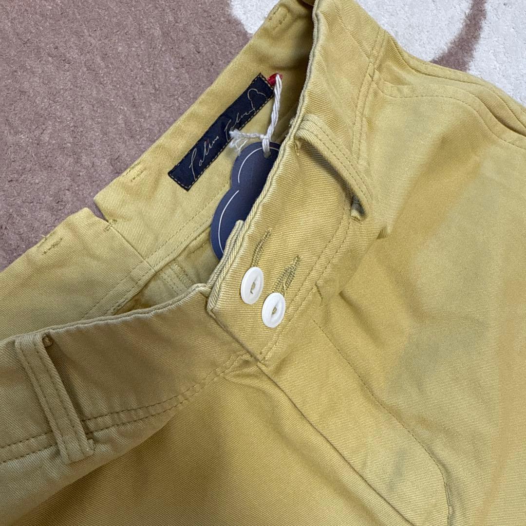 今季パラスパレス ラフィ爽チノ製品染クロップドテーパードパンツ 33000円 2