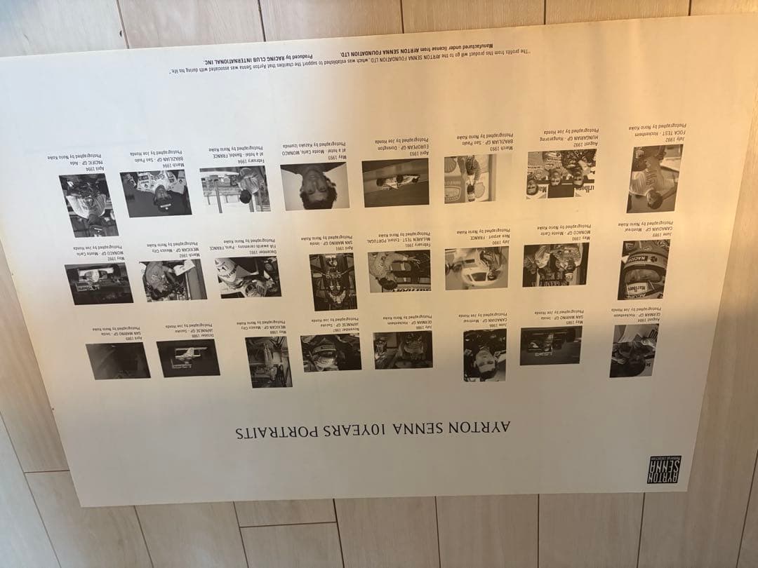 AYRTON SENNA 10YEARS PORTRAITS 24枚 ポスター