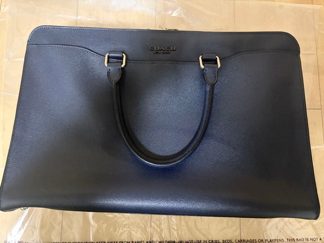 【1/12まで】COACH ネイビー ビジネスバッグ