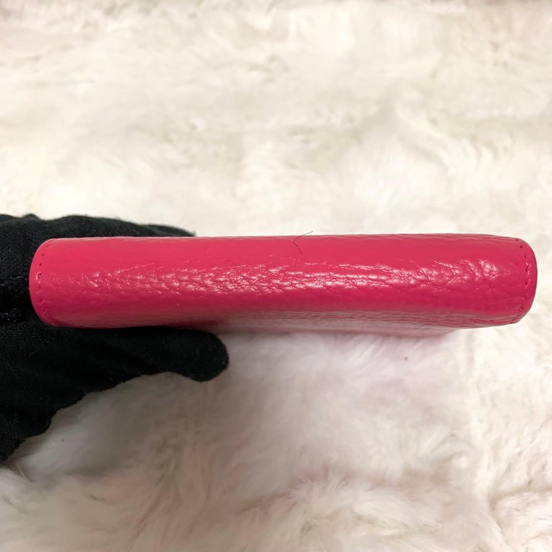 yyytPRADAプラダ　２つ折り財布　サフィアーノレザー　ピンク