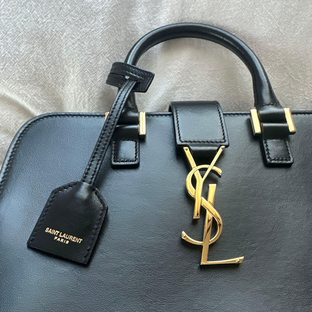 サンローラン ベイビーカバス ハンドバッグ ブラック 美品