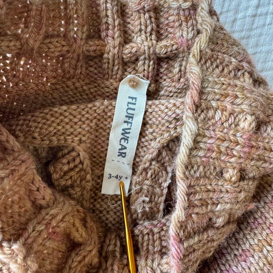 fluffwear スカート rose gold 3-4y