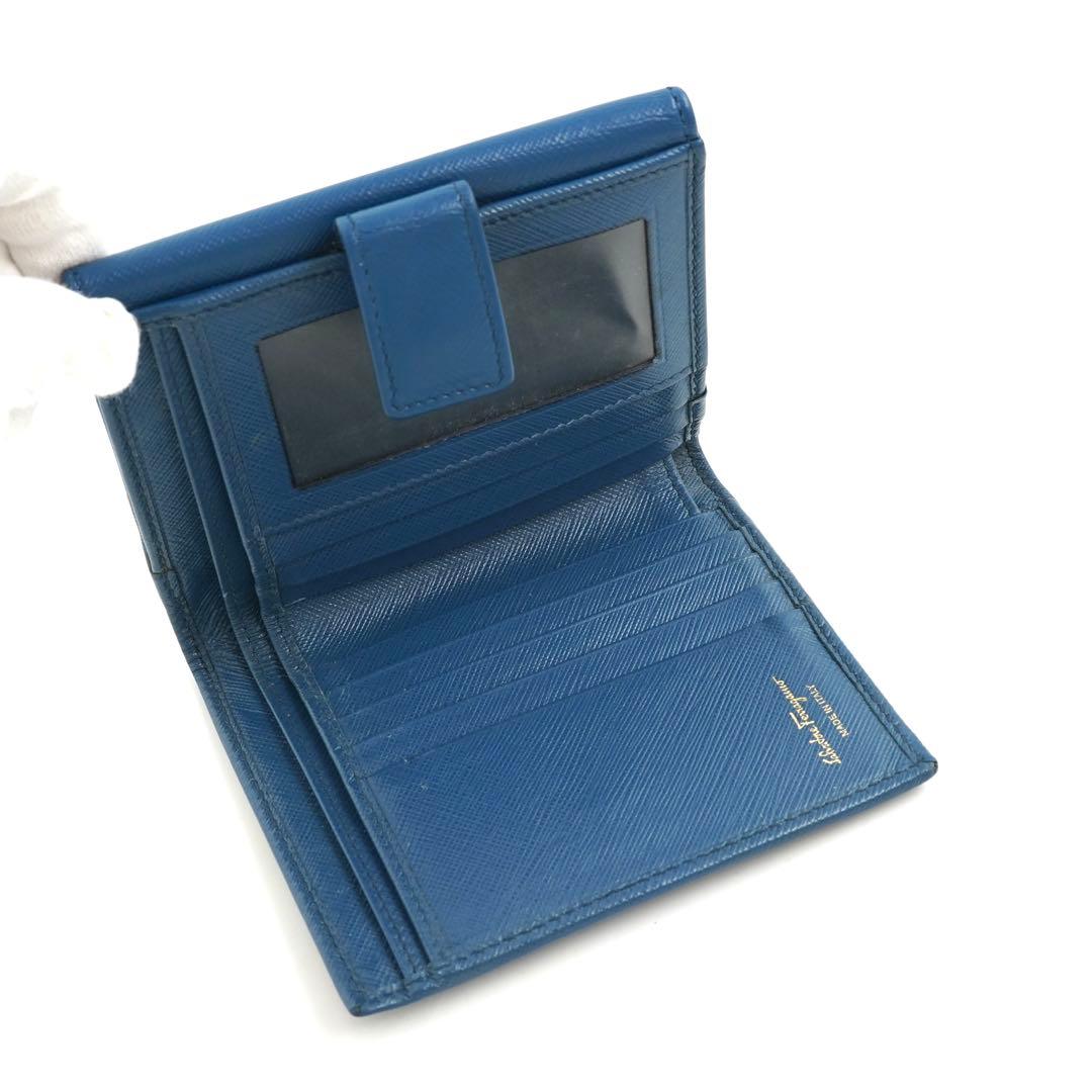 ✨未使用に近い✨　Ferragamo ミニ財布　ガンチーニクロジャー　二つ折り