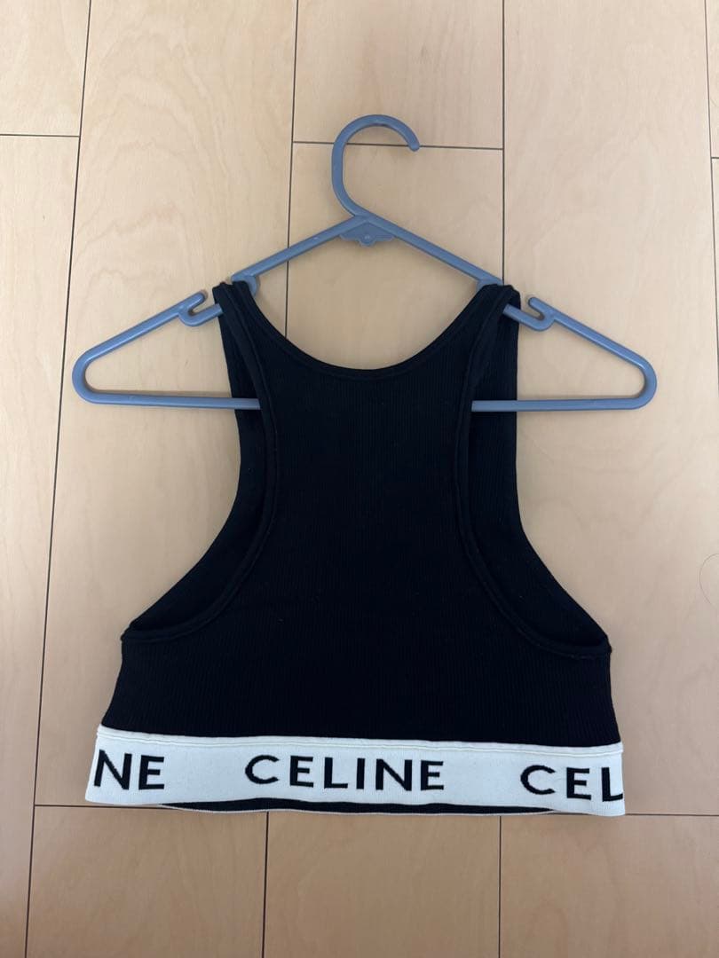 CELINE 　リブタンクトップ