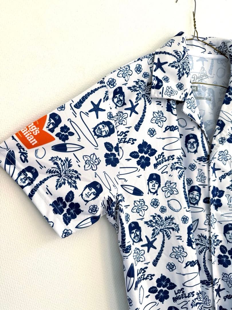 7月1日限定 ドジャース アロハシャツ M おまけ付き 大谷翔平 31号HR