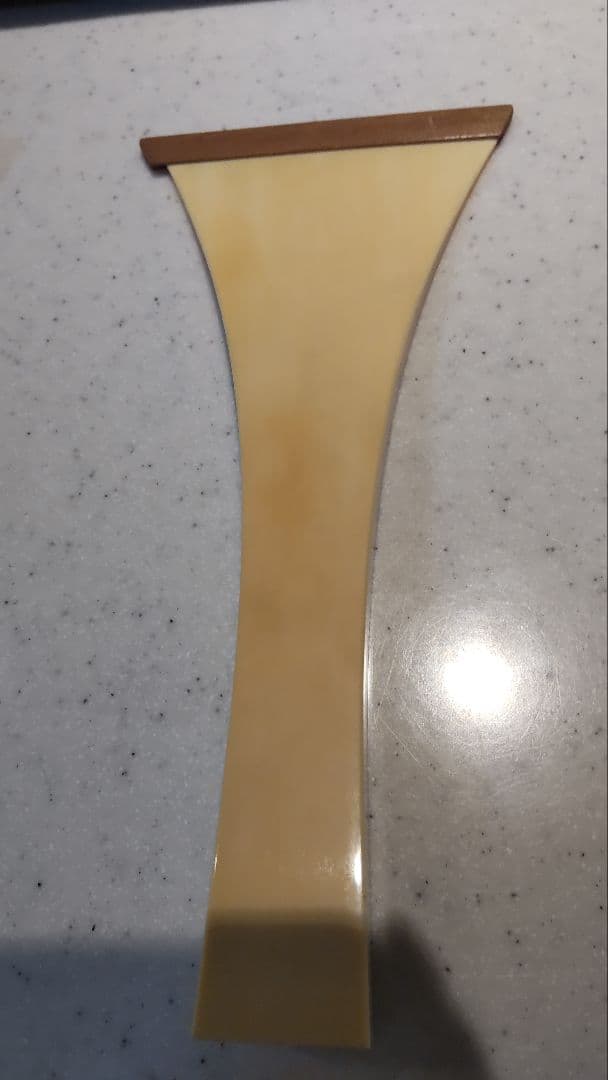 三味線バチ③6本セット、本鼈甲のシール1本有り、 三味線用・撥】鼈甲