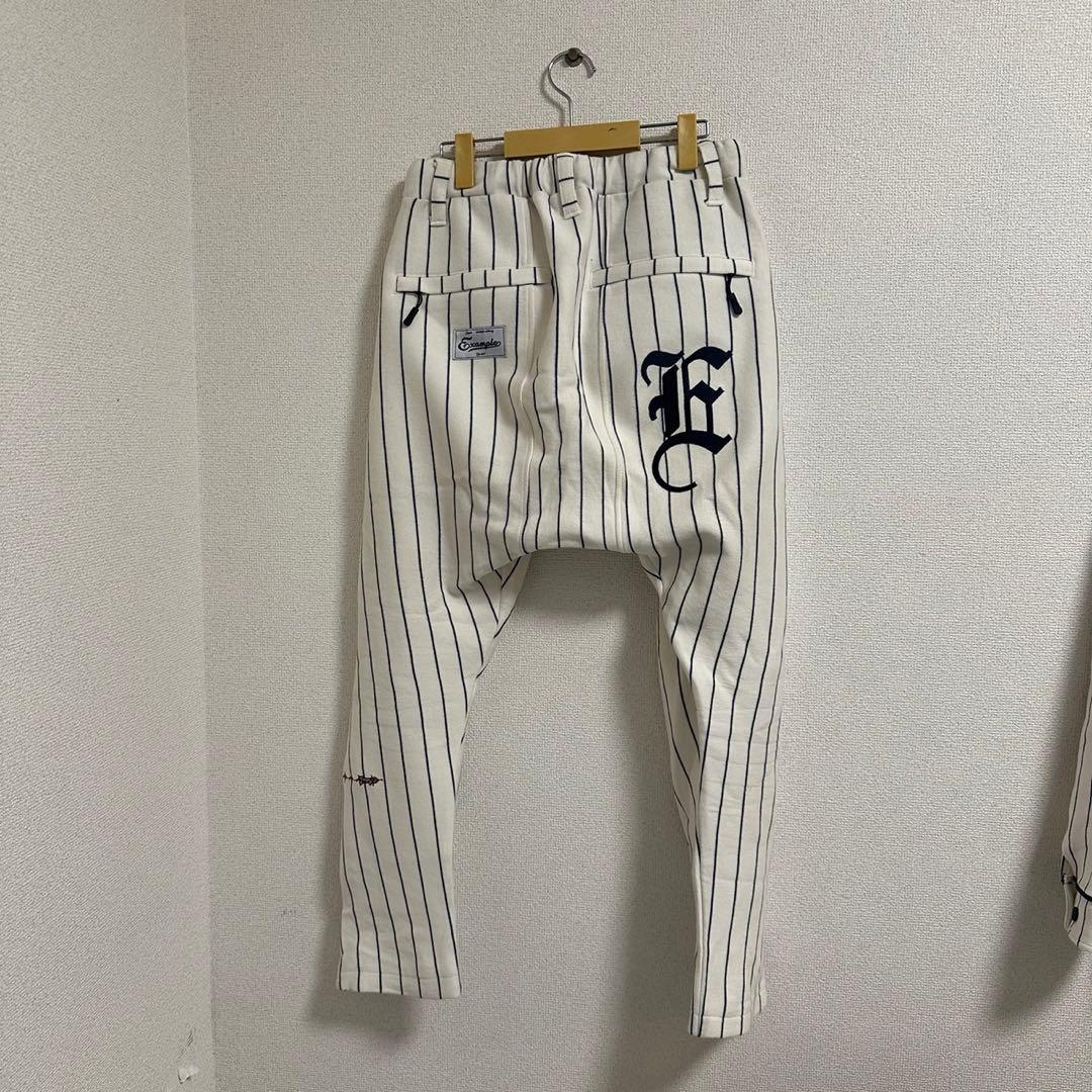 EXAMPLE ベースボールセットアップサルエルパンツゲームシャツ