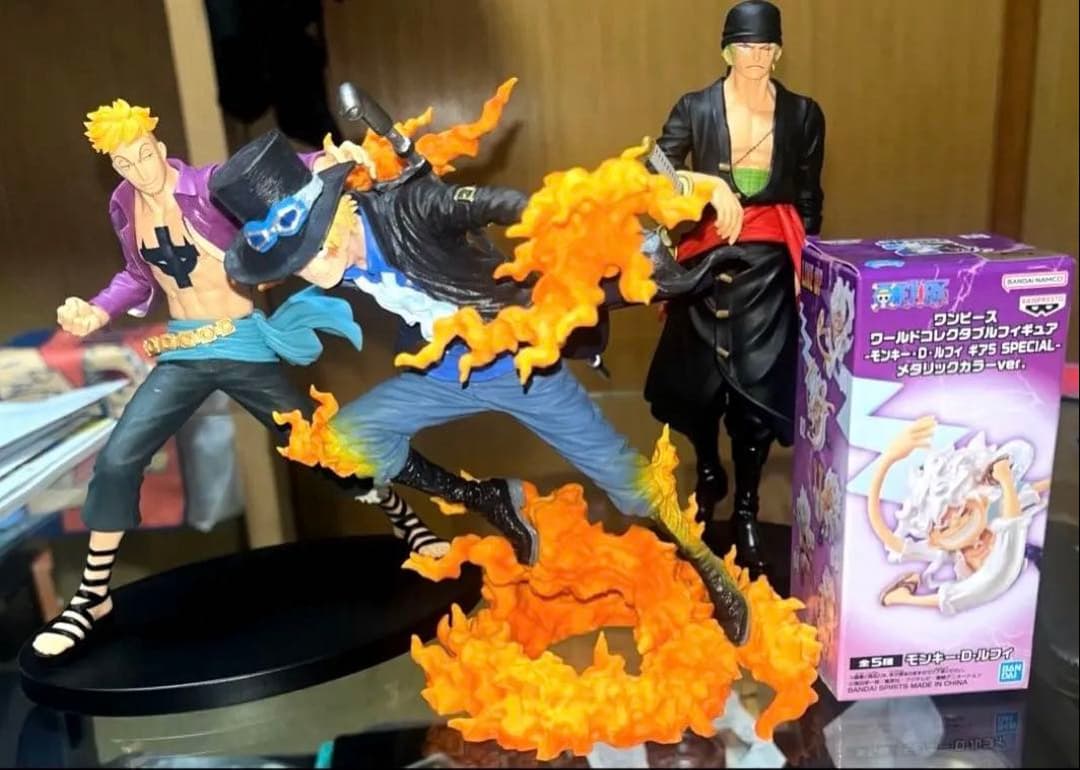 ワンピース フィギュア まとめ売り サボ ゾロ ルフィ - メルカリ