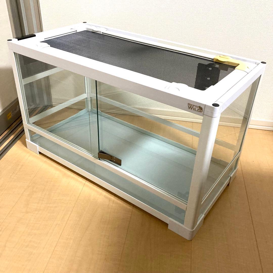 【いちな】パンテオンＷＨ6035 爬虫類ケージ ガラス製　サンコー パンテオン ホワイト WH6035 ｜ 株式会社三晃商会