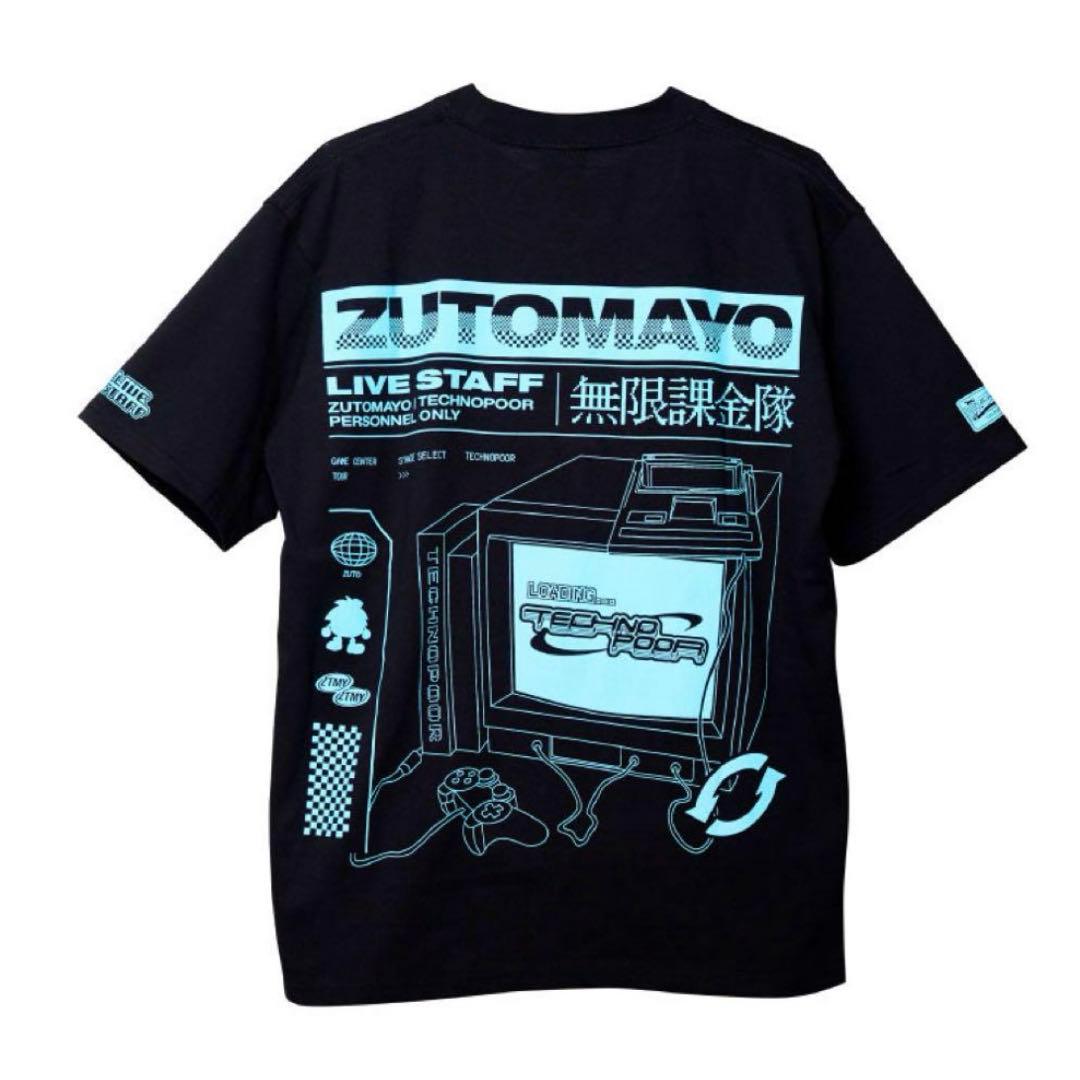 ずっと真夜中でいいのに テクノプア スタッフTシャツ ずっと真夜中でいいのに テクノプア スタッフTシャツ TECHNO POOR