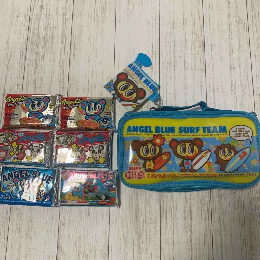 平成レトロ エンジェルブルー ペンケース ペンポーチ レア - メルカリ