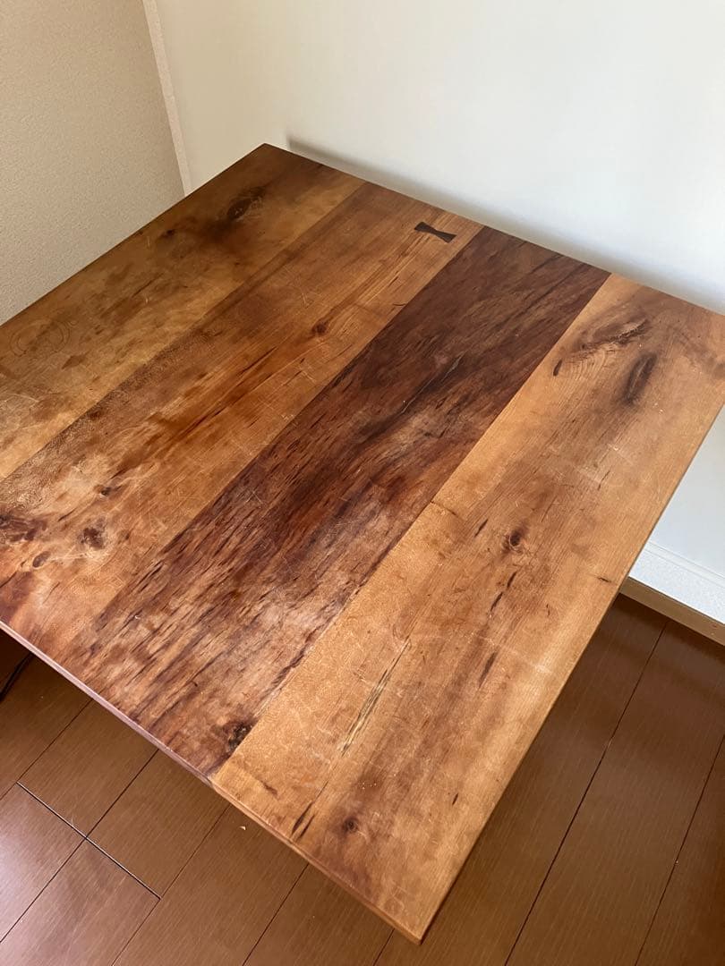 【無垢材・チェリー】カフェテーブル アンティーク ダイニングテーブル