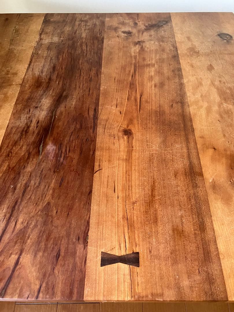 【無垢材・チェリー】カフェテーブル アンティーク ダイニングテーブル