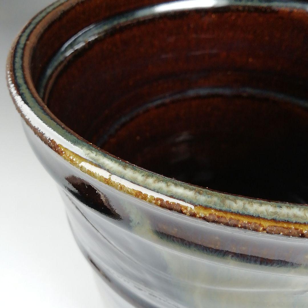 T955 水指 『朝鮮唐津 一重口水指』『加藤春永 造』 共箱 茶道具