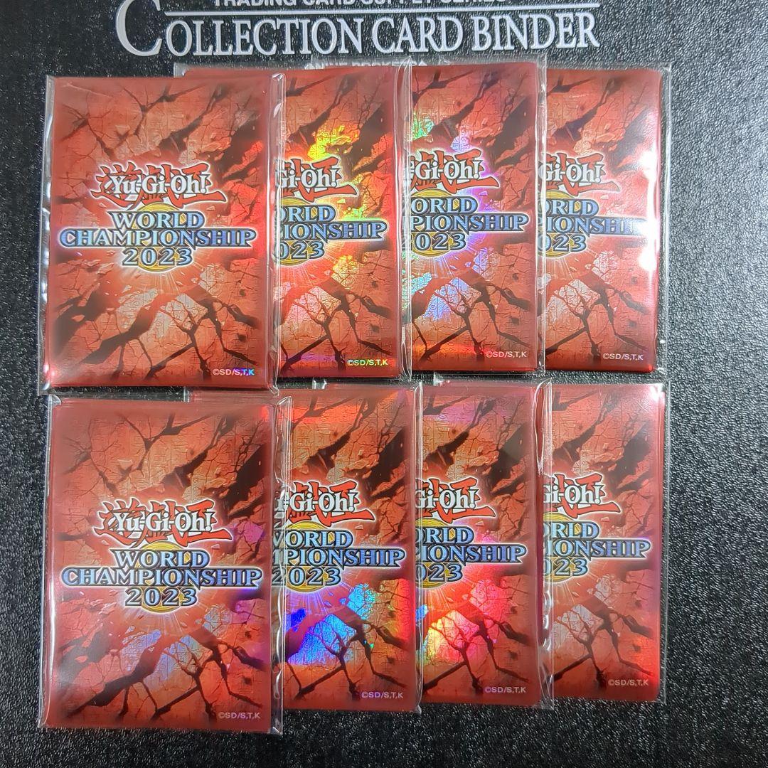 遊戯王 WCS2023 スリーブ レッドver 未開封 80枚セット