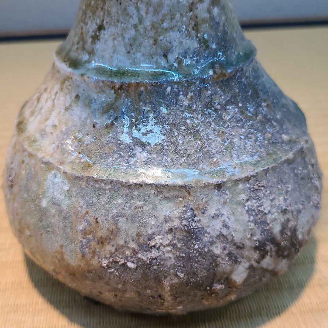 信楽焼 加藤隆彦作 花入 高さ9寸（約27cm） 共箱 本物保証