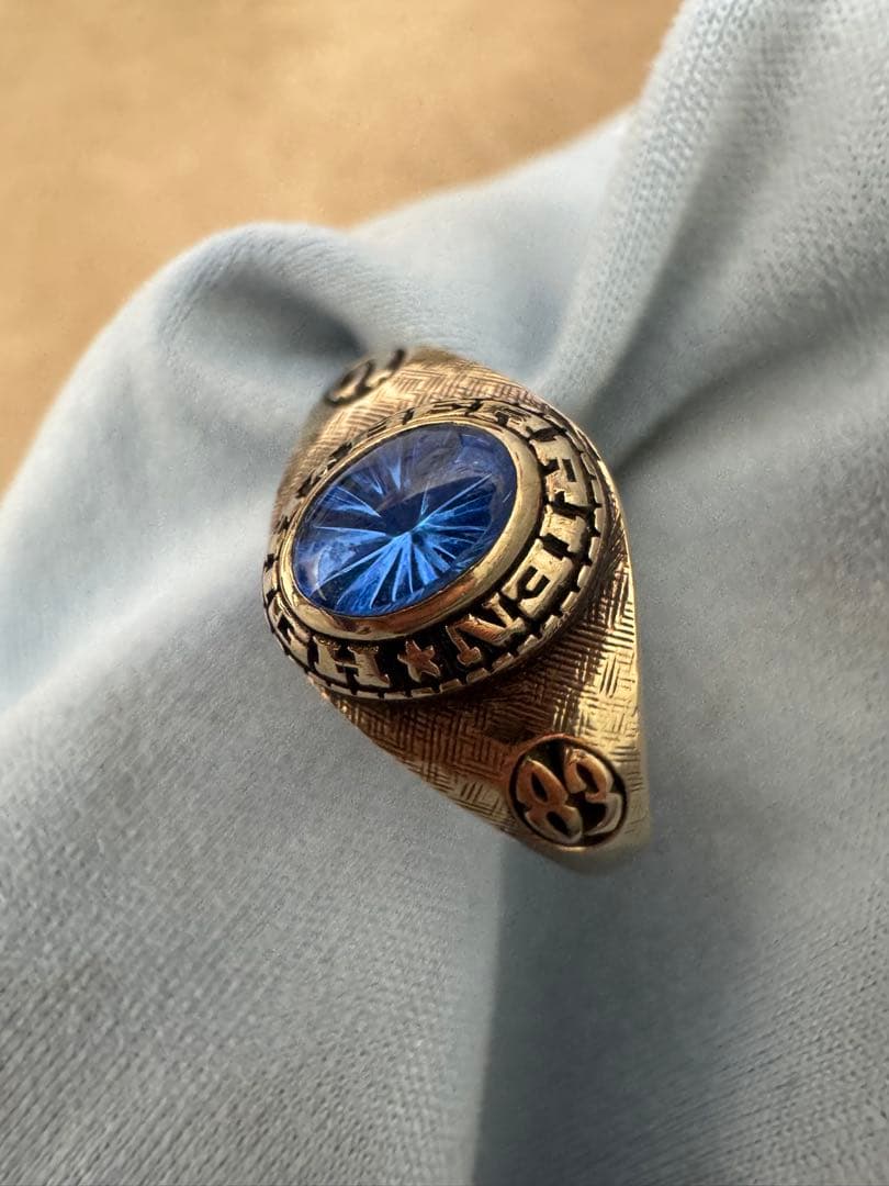 ジャスティン　カレッジリング　10K　1983　JOSTENS　リング　指輪