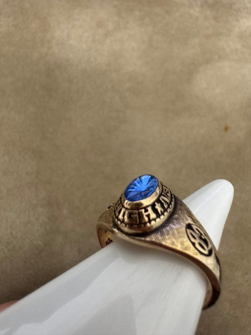 ジャスティン　カレッジリング　10K　1983　JOSTENS　リング　指輪