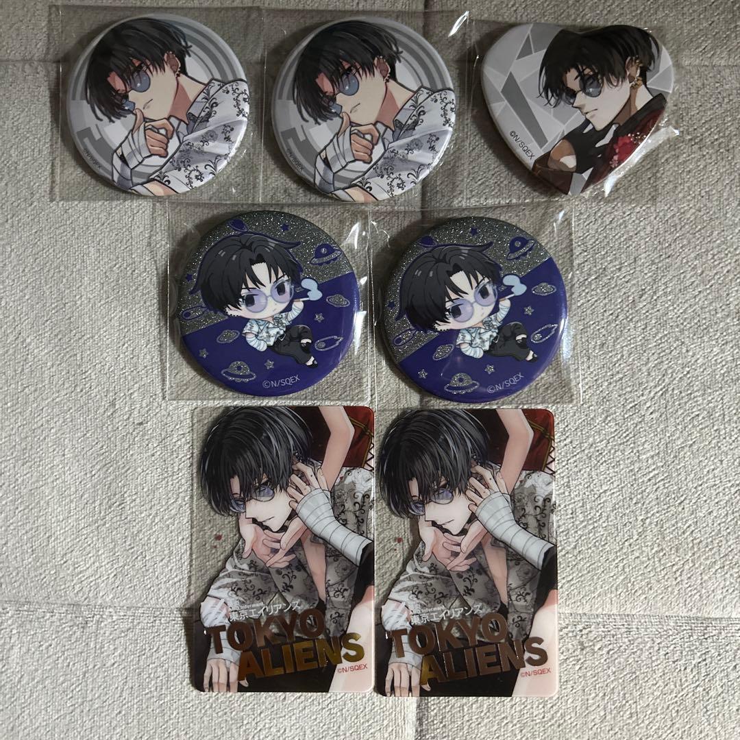 東京エイリアンズ 憂炎 缶バッジ クリアカード - メルカリ