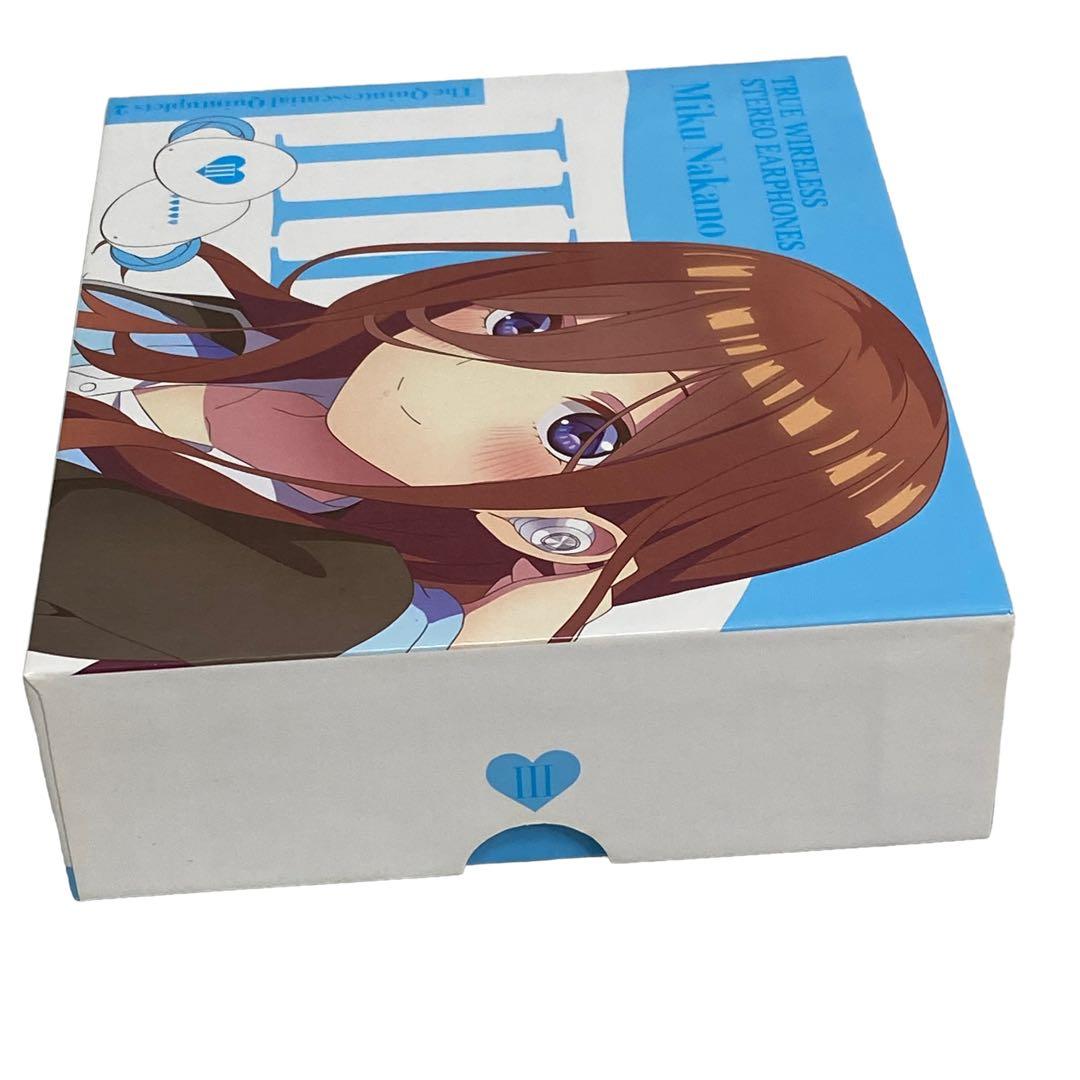 五等分の花嫁 ワイヤレスイヤホン 中野三玖(CV.伊藤美来)モデル 新品
