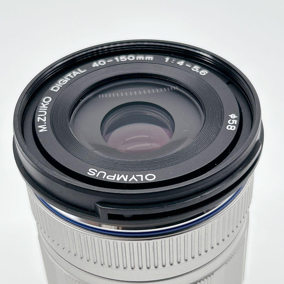 【美品】OLYMPUS ED 40-150mm F4.0-5.6 シルバー