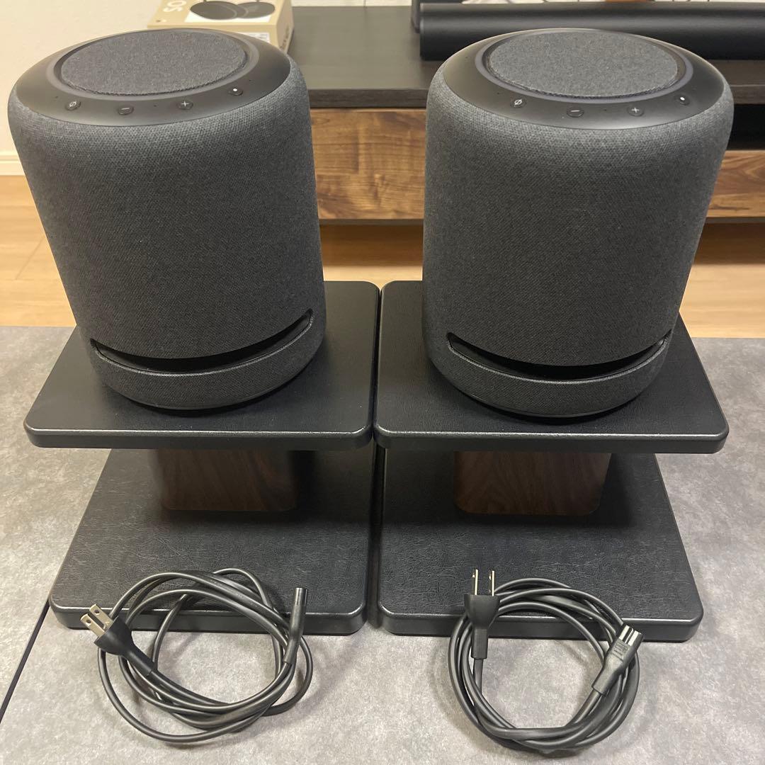 エコースタジオ　スマートスピーカー グレー 2台セット Amazon Echo Studio スマートスピーカー 2台セット Amazon スマート