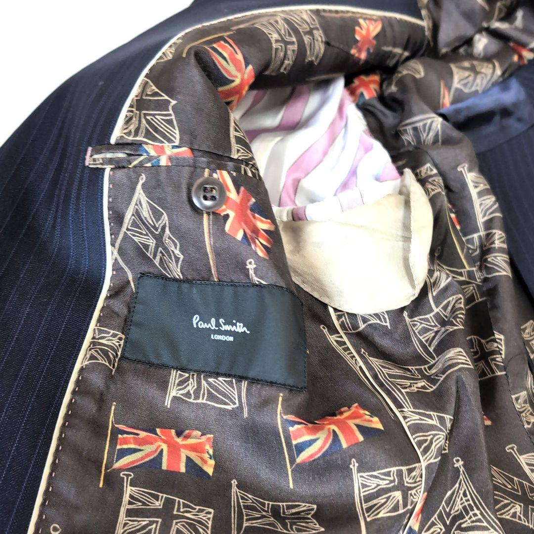 Paul Smith テーラード ベスト ロロピアーナ 紺 セットアップ - メルカリ