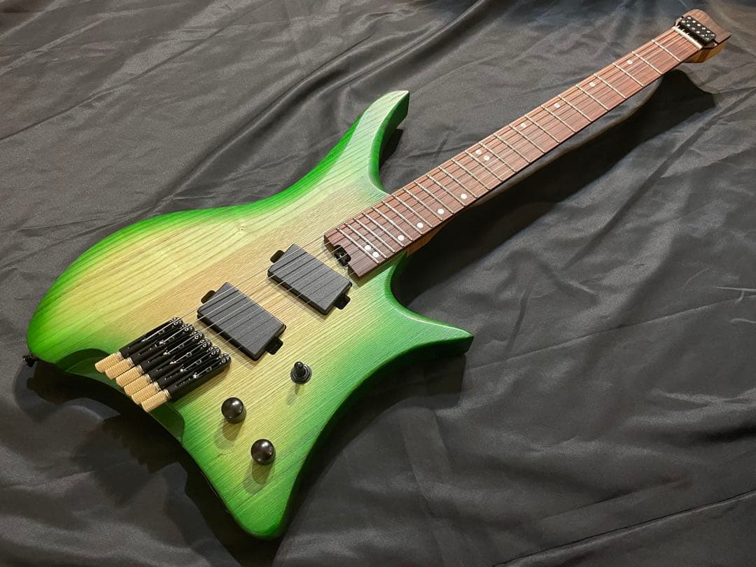 K*K様 ノーブランド ヘッドレスギター ★ グリーンサンバースト K*K様 ノーブランド ヘッドレスギター ☆ グリーンサンバースト K*K様