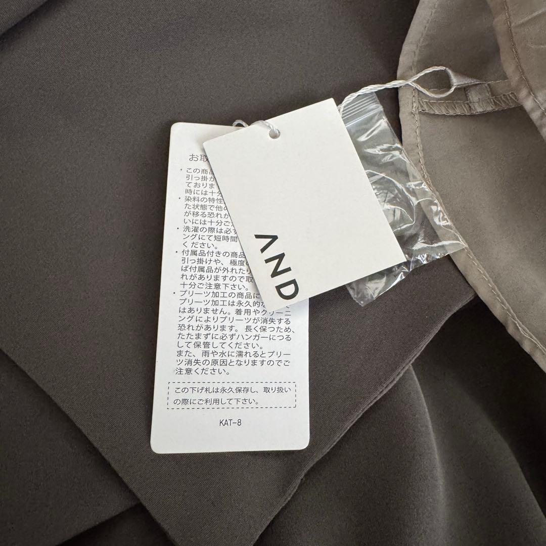 タグ付✨ ANDRESD キャンディスリーブ ビスチェ ワンピース オーガンジー