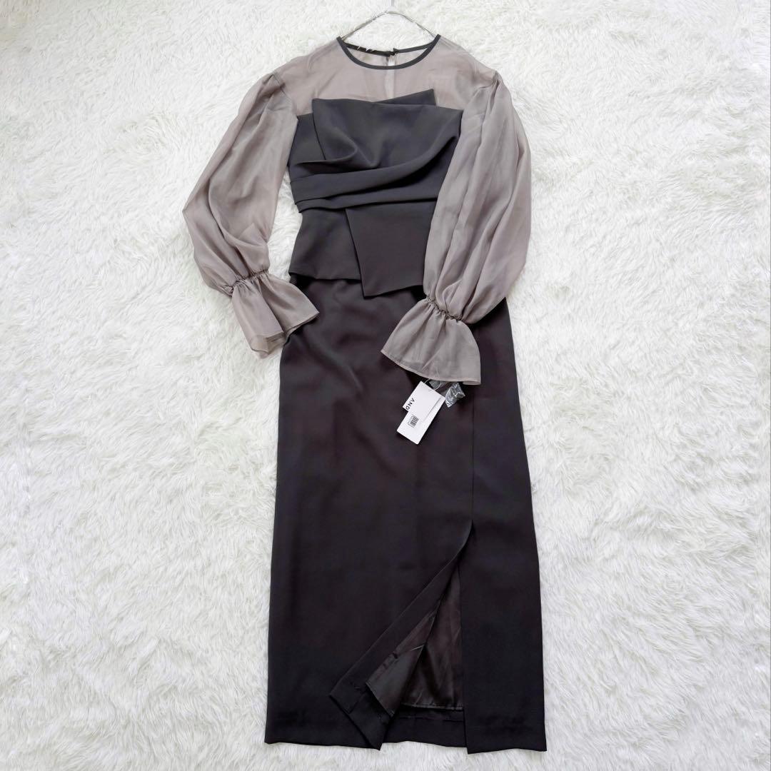 タグ付✨ ANDRESD キャンディスリーブ ビスチェ ワンピース オーガンジー