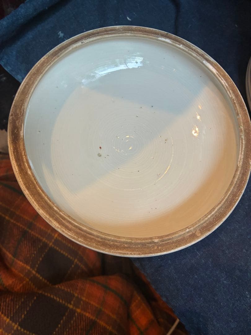 古伊万里 色絵 陶重 重箱 お節料理 江戸時代 傷直しあり 欠け無し