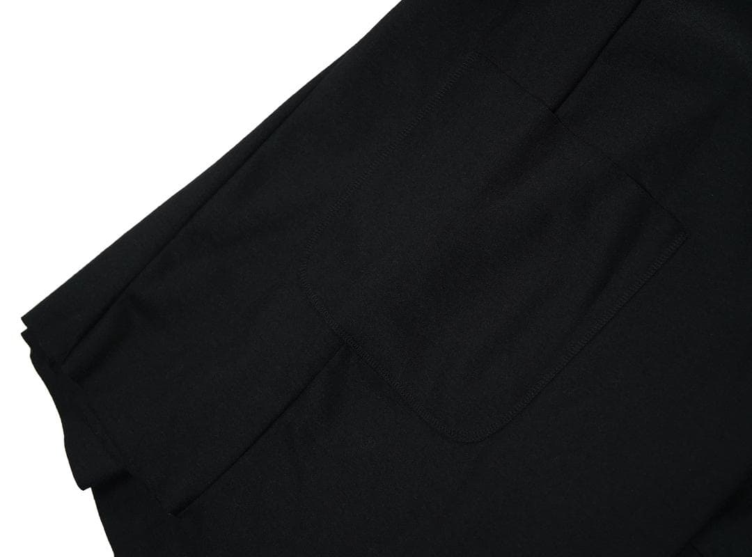 KAZUYUKI KUMAGAI ウールフランネルスムース ストールコート 1