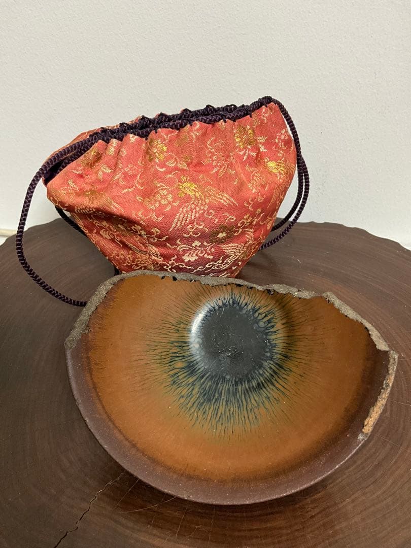 ★唐物古玩古董★宋時代　建窯 希少品 金兔毫 禾目天目茶碗　骨董品 アンティーク