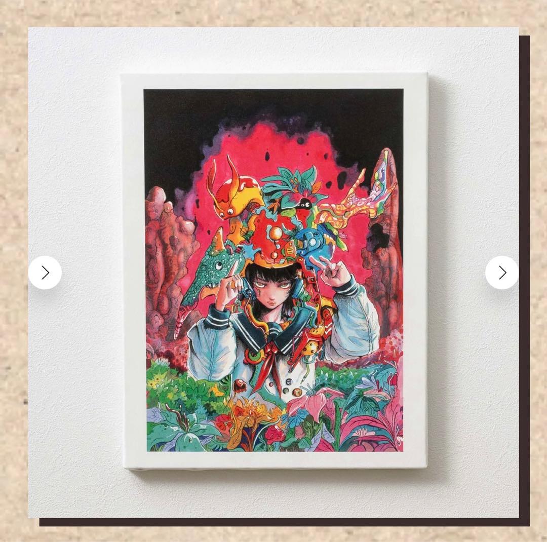 ✨サイン入り✨ なつめさんち げんさんキャンパス絵 - メルカリ