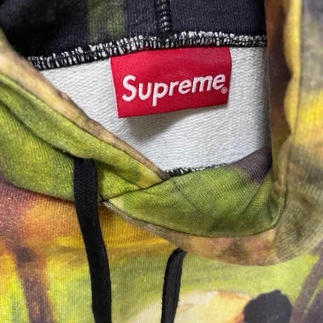 希少　supreme パーカー 絵画　総柄 le bain pullover