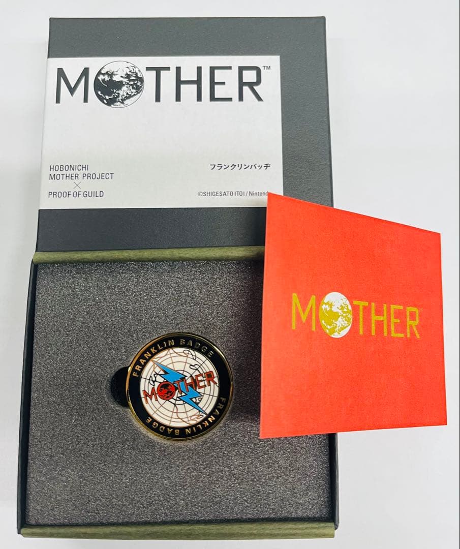 MOTHER 非売品 1989 フランクリンバッヂ マザー フランクリンバッジ