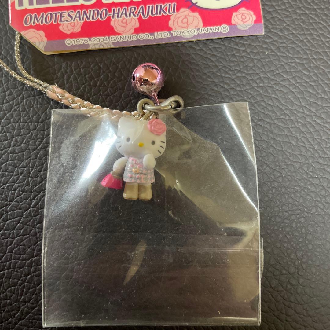 たんぽぽ ハローキティ　根付　ストラップ　東京限定原宿ー表参道バージョン