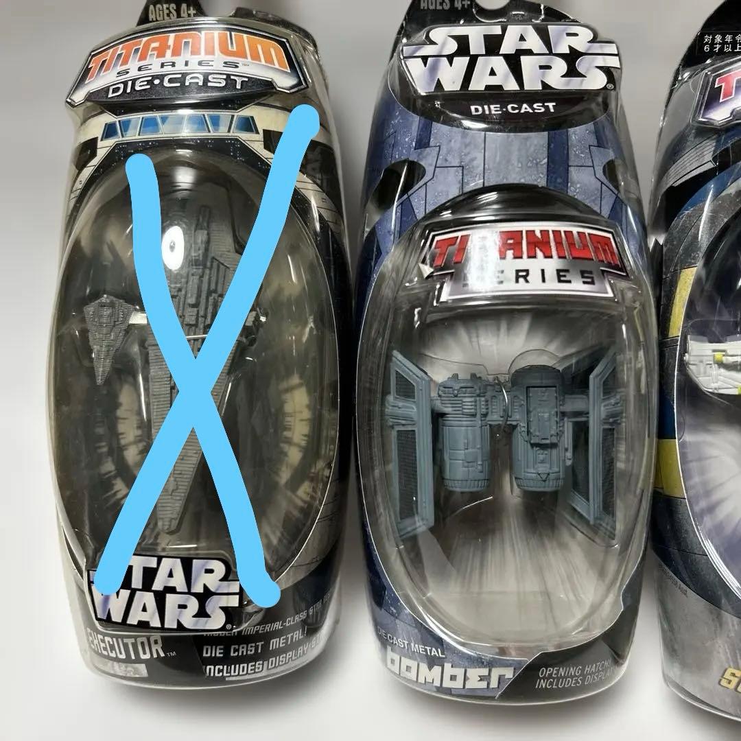 Star Wars Titanium Series ダイキャストモデル4点セット
