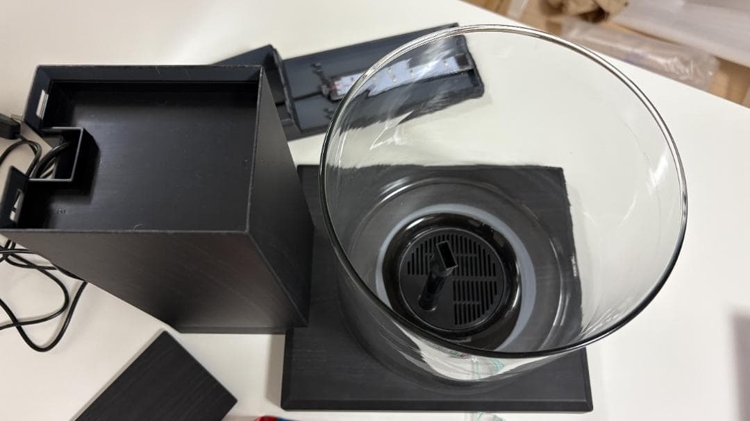 GEX ペルコ チャコールブラック 小型水槽 付属品・おまけ有 GEX ペルコ