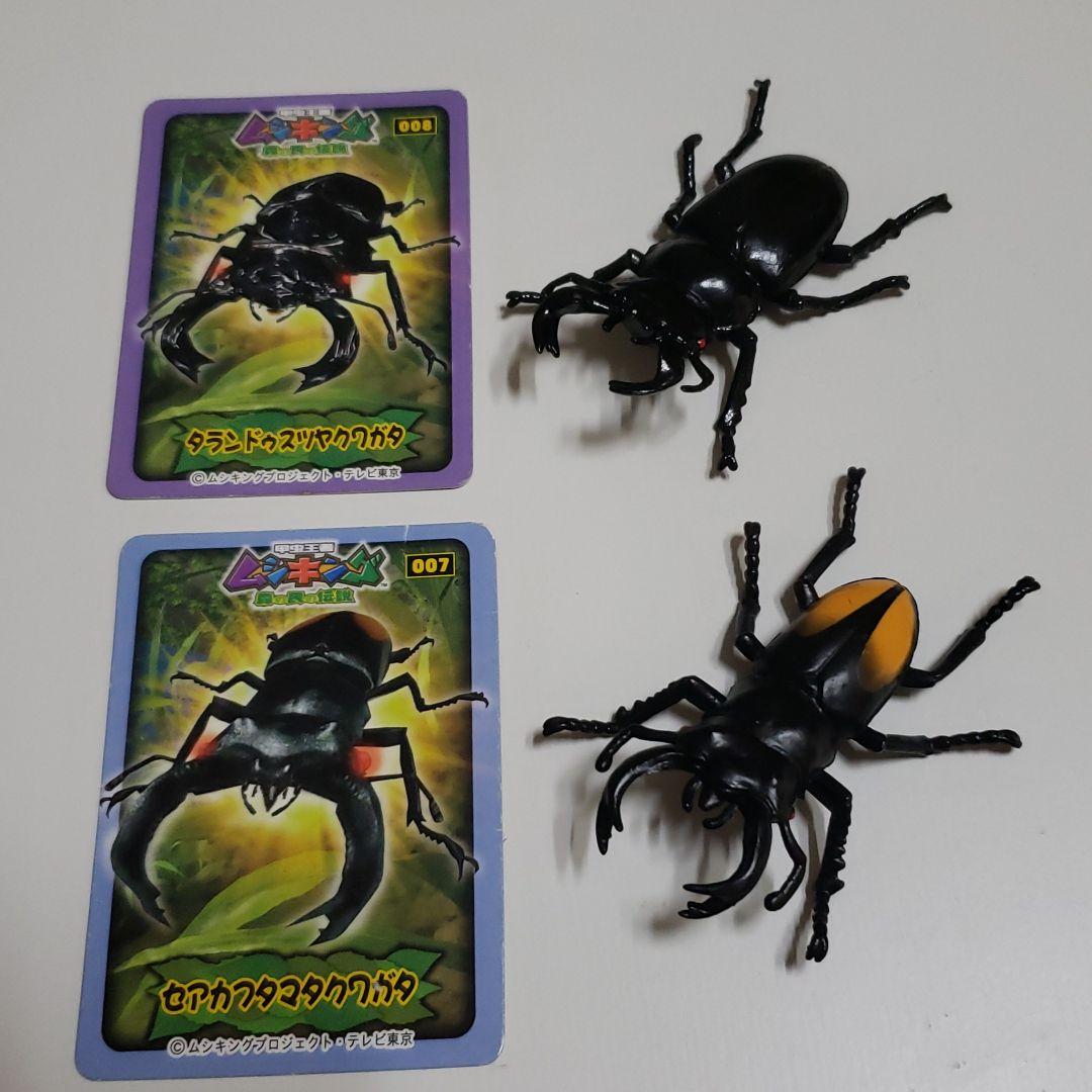 きょうさん専用のムシキング甲虫図鑑　フィギュア確認用