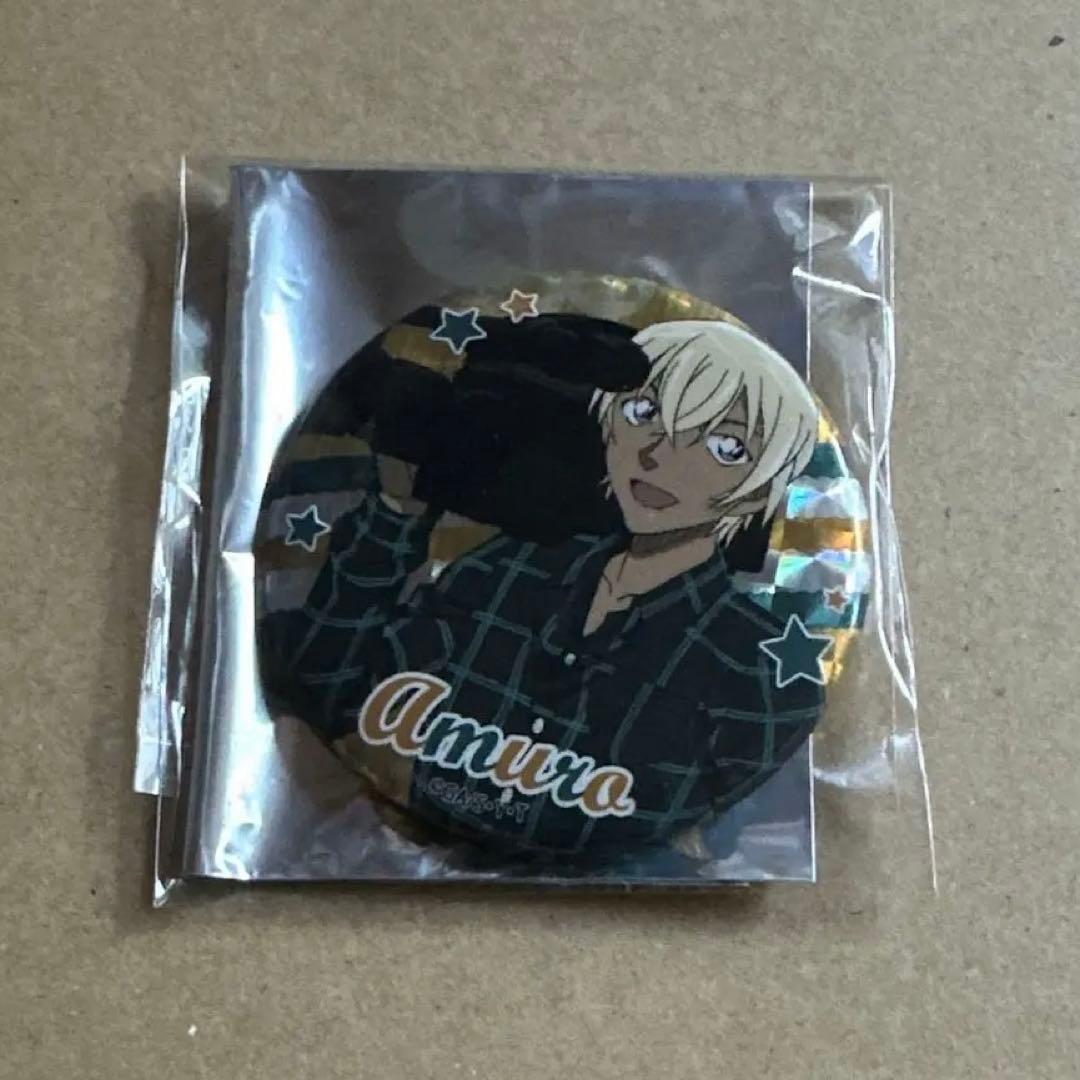 名探偵コナン　キラキラ缶バッジ　安室透　AGF YTE グッズ購入特典 名探偵コナン キラキラ缶バッジ 安室透 AGF YTE グッズ購入特典 新しい