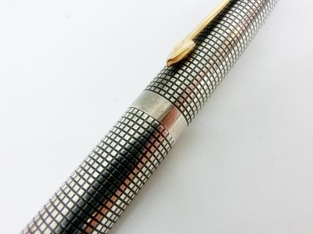 パーカー 万年筆 ペン先 14K POINT 刻印 スターリングシルバー