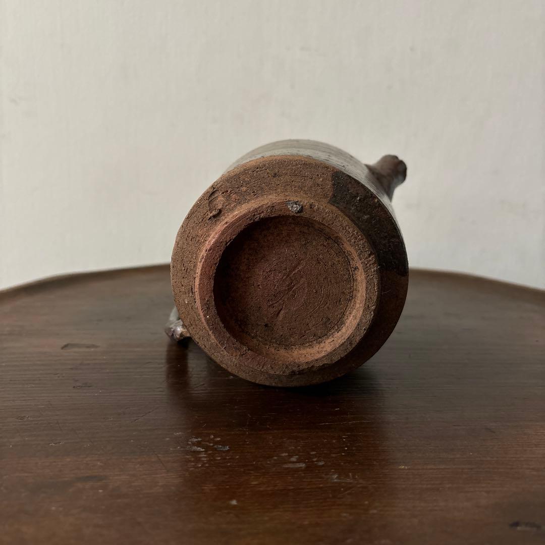 古い水差し 瀬戸 美濃 フラワーポット アンティーク 古道具 ピッチャー