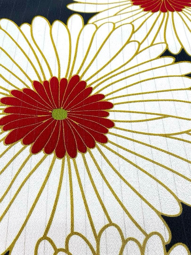 2尺袖 ブランド ポリエステル着物 和風館 縦金通し 大輪 袴用の通販は