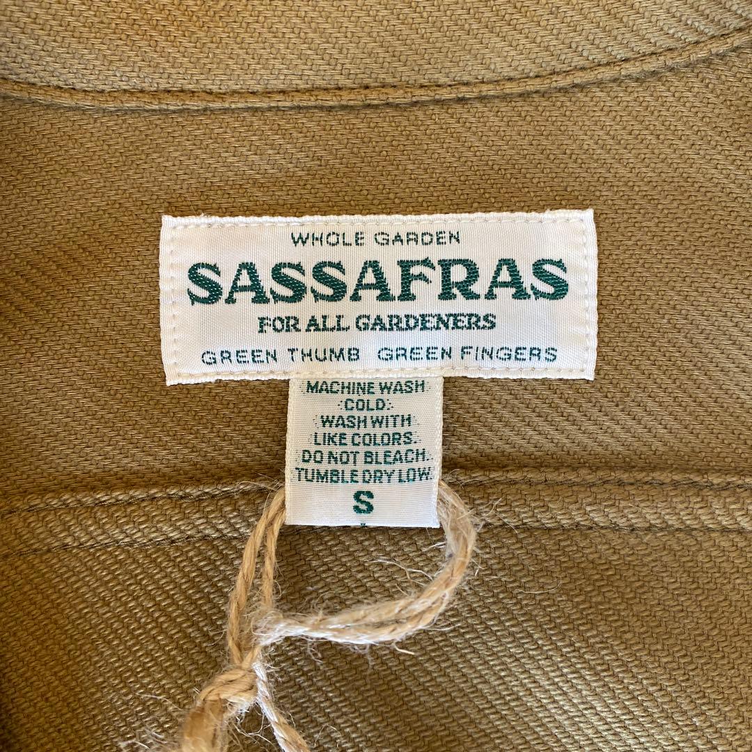 ［未使用品］ SASSAFRAS ササフラス ボタニカルスカウトシャツ S