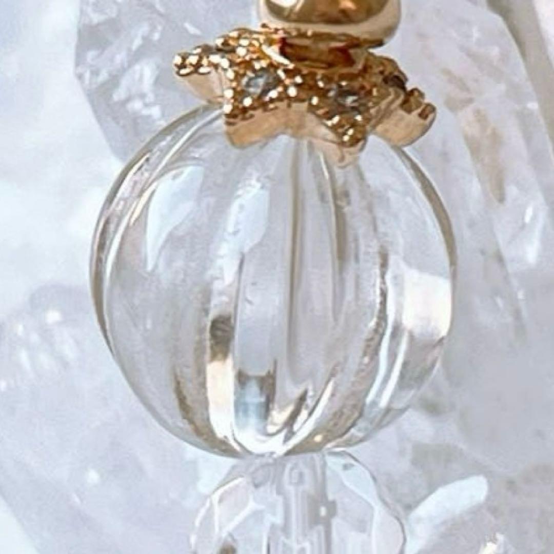 ラリマー 大玉18.3mm＆六芒星・ハート水晶キラキラ✧*。天然石ブレスレット